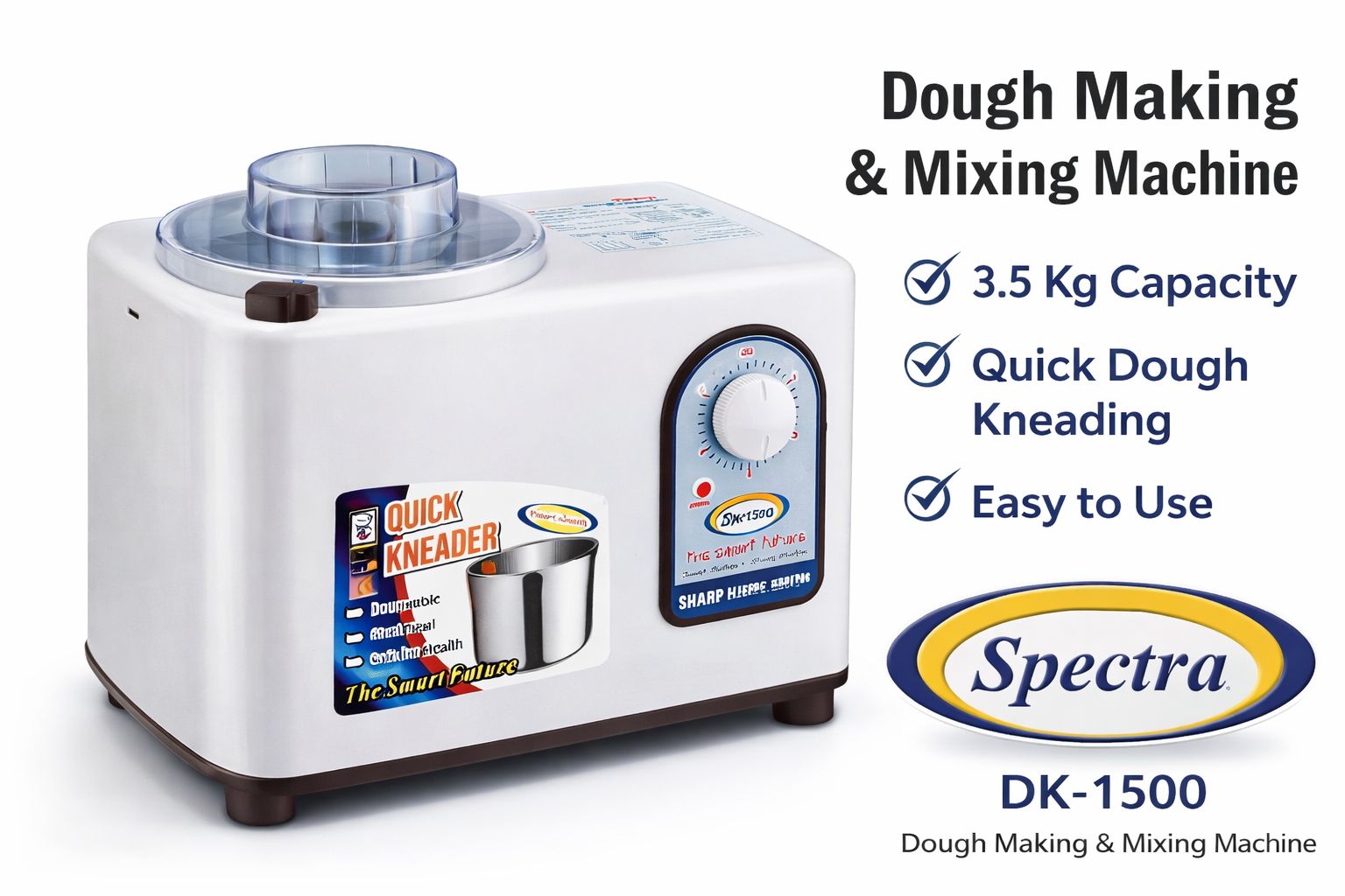 Electric Atta Machine for Home Use Spectra(DK-1500)