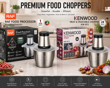 Kenwood & Raf Stainless steel Chopper 3L