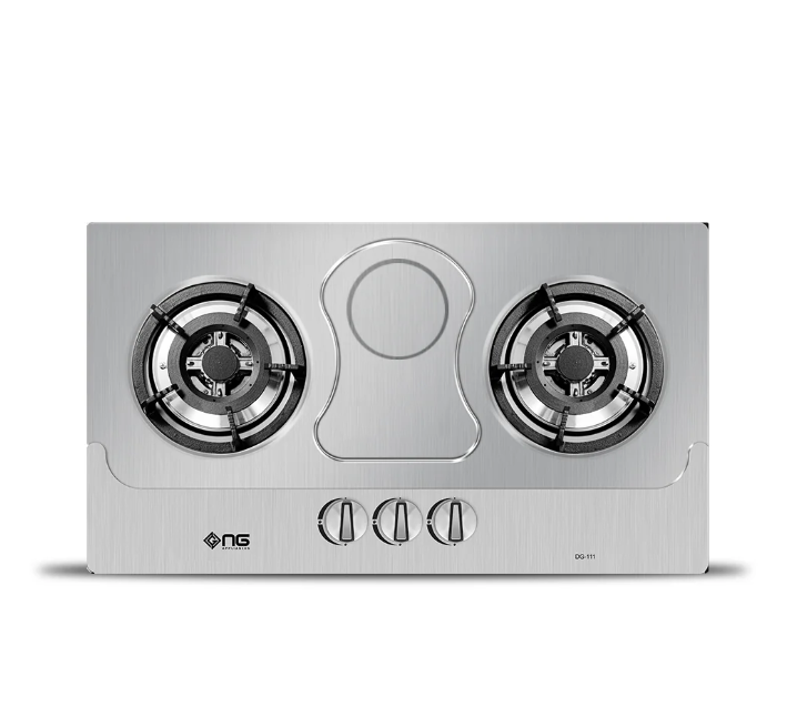 NasGas Built-In Hob DG-SN2-2 Burner Stainless Steel Gas Hob